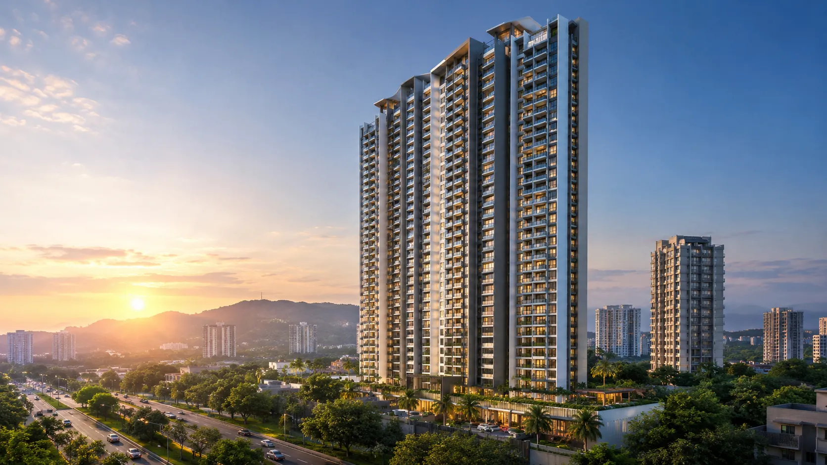 Kharghar Hills By Today Group Adivali – hills and city views